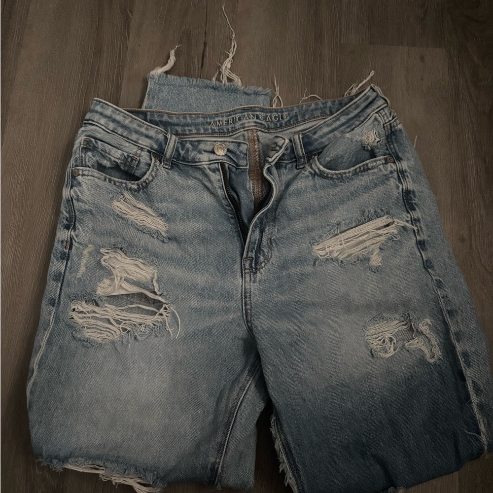 American Eagle Distressed Denim Shorts
